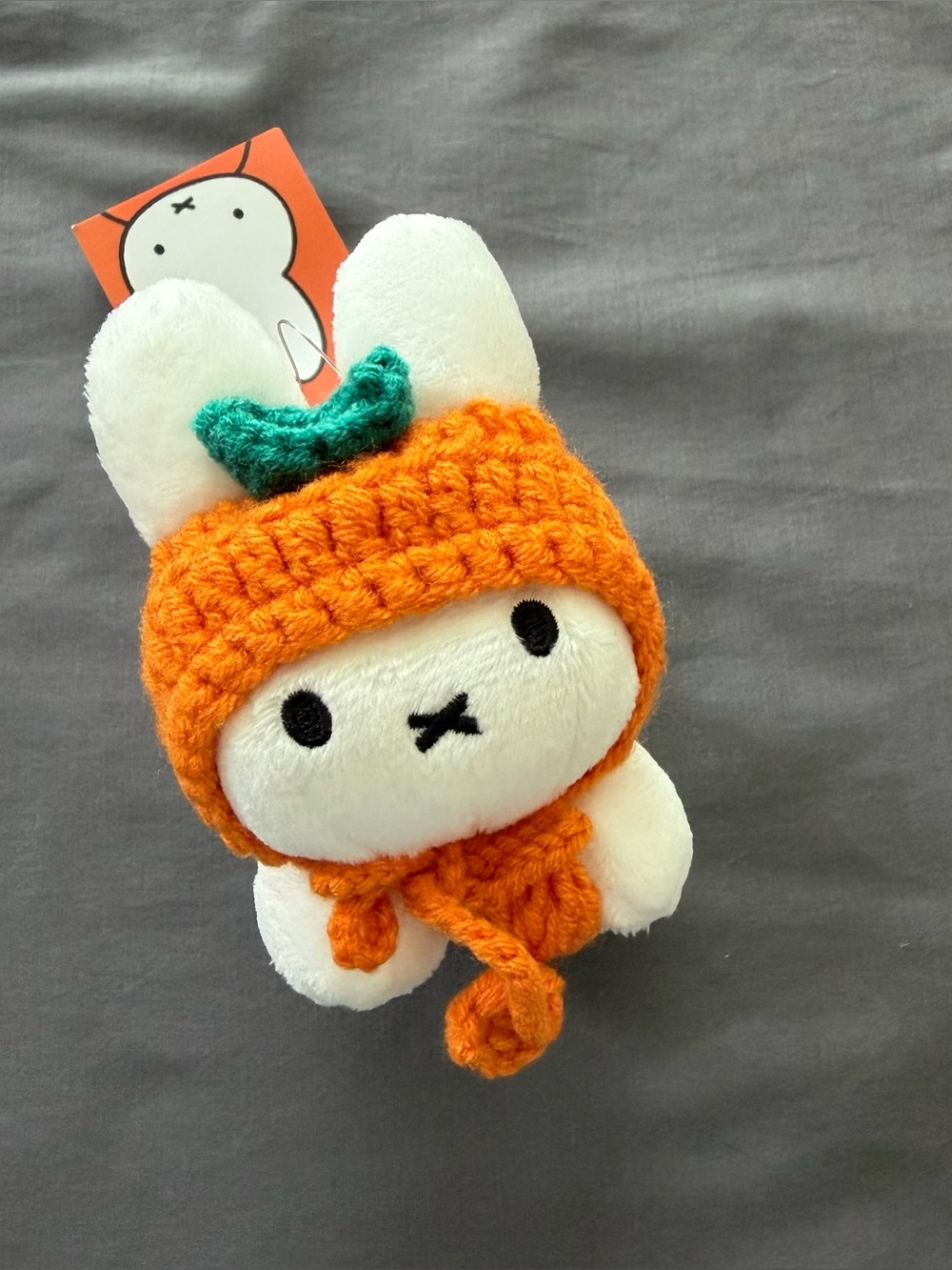 Korean  Exclusive Miffy with knit wear outfit Plush /keychain